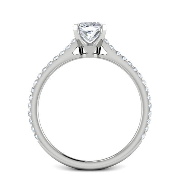 Samantha in 18k White Gold — view 2