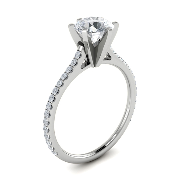 Sable in 18k White Gold — view 3