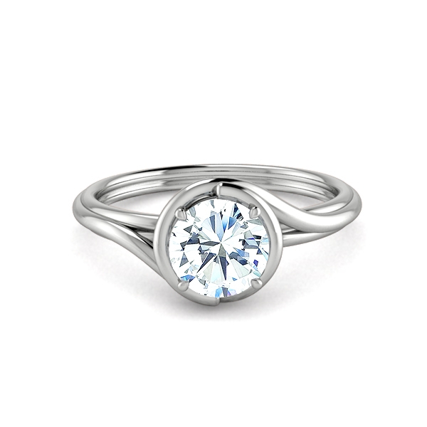 Tatiana in 18k White Gold