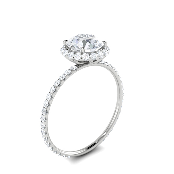 Katrina in 18k White Gold — view 3