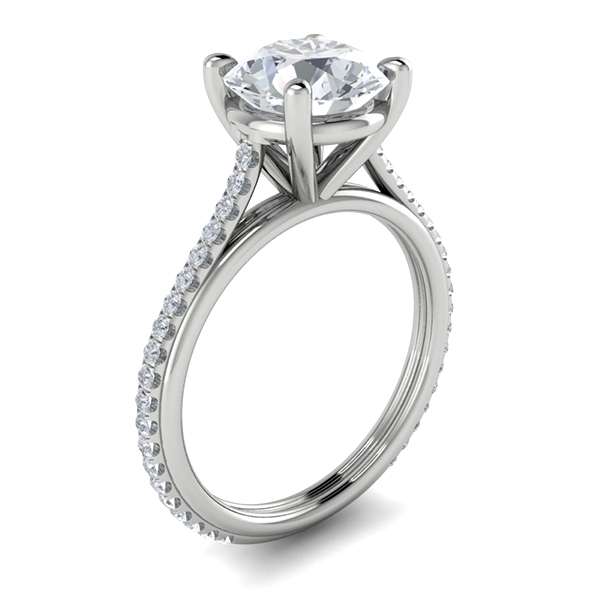 Cindy in 18k White Gold — view 3