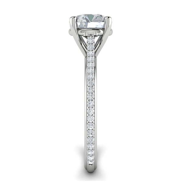 Cindy in 18k White Gold — view 4