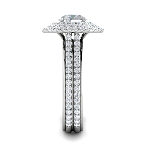 Connie in 18k White Gold — view 4