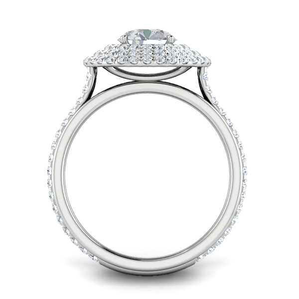 Connie in 18k White Gold — view 2