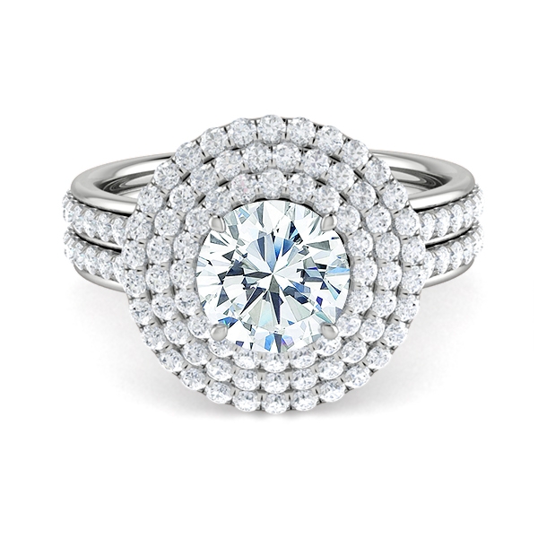 Connie in 18k White Gold
