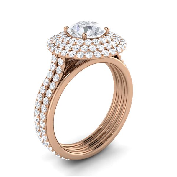 Connie in 18k Rose Gold — view 3