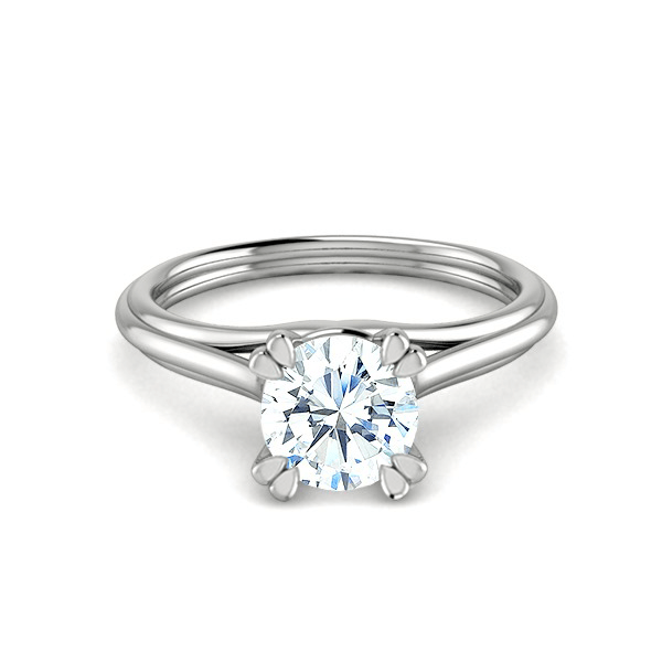 Princess in 18k White Gold