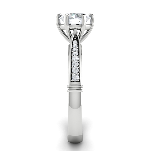 Marcia in 18k White Gold — view 4
