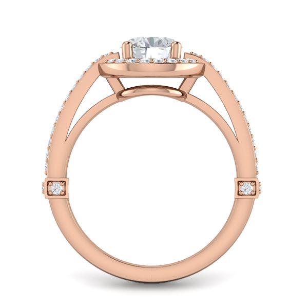 Ashia in 18k Rose Gold — view 2