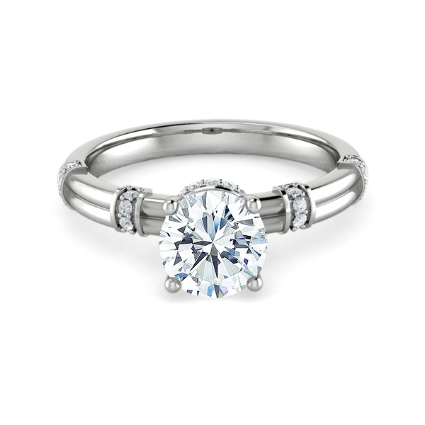 Evita in 18k White Gold