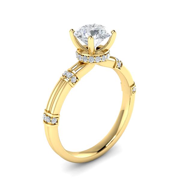 Evita in 18k Yellow Gold — view 3