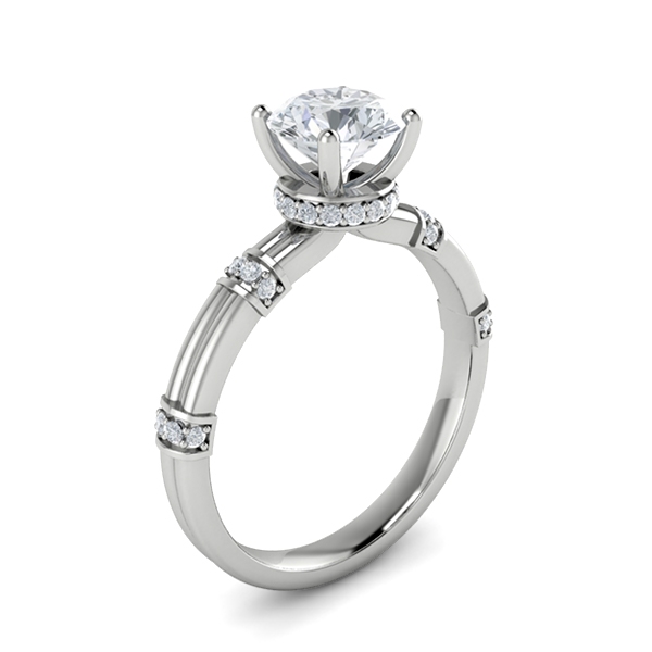 Evita in 18k White Gold — view 3