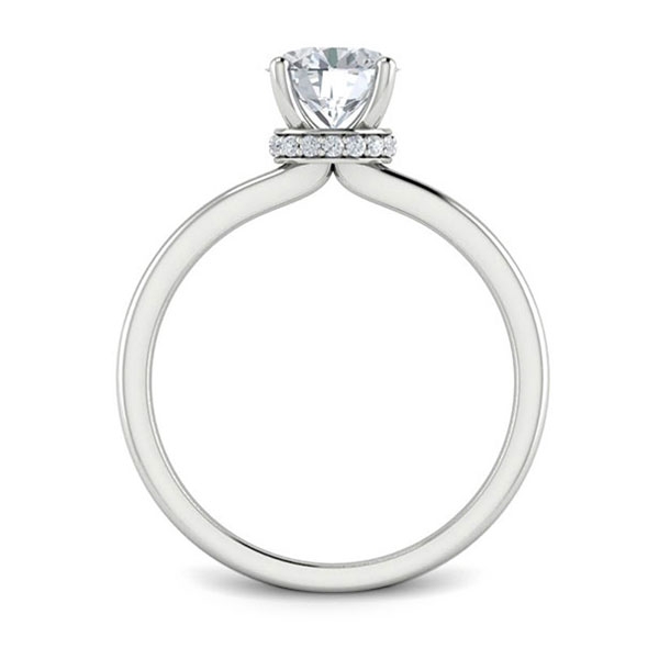 Brittney in 18k White Gold — view 2
