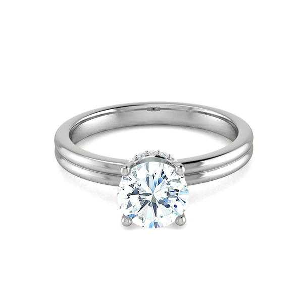 Brittney in 18k White Gold