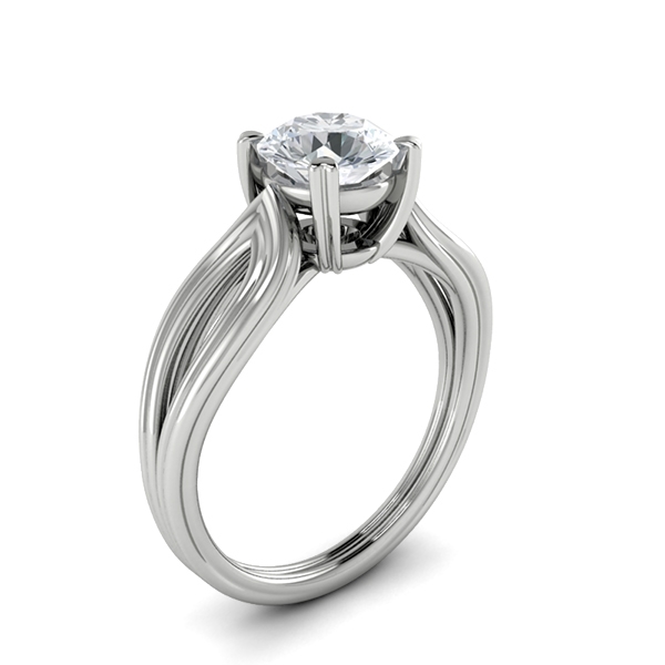 Cathy in 18k White Gold — view 3