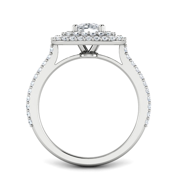 Abia in 18k White Gold — view 2