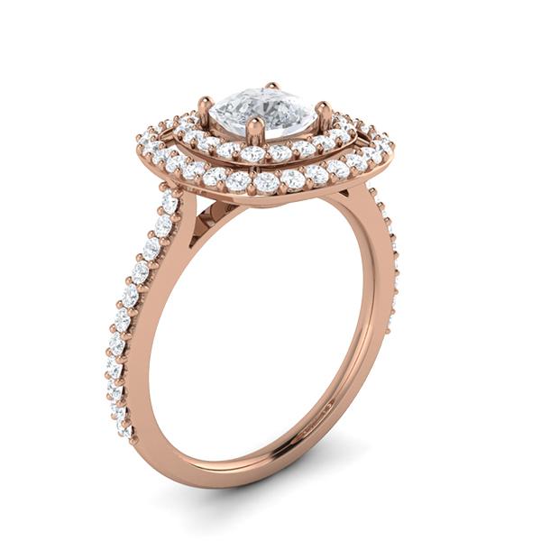 Abia in 18k Rose Gold — view 3