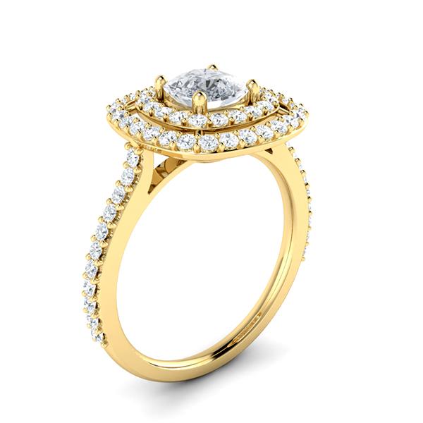 Abia in 18k Yellow Gold — view 3