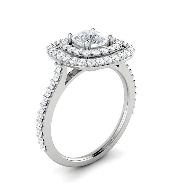 Abia in 18k White Gold — view 3