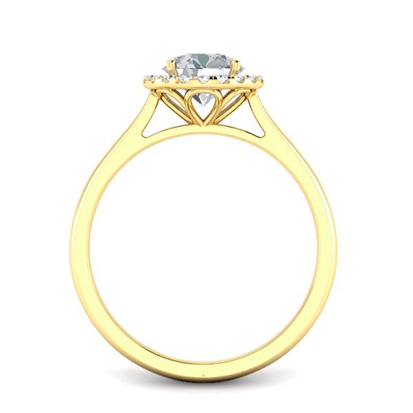 Mona in 18k Yellow Gold — view 2