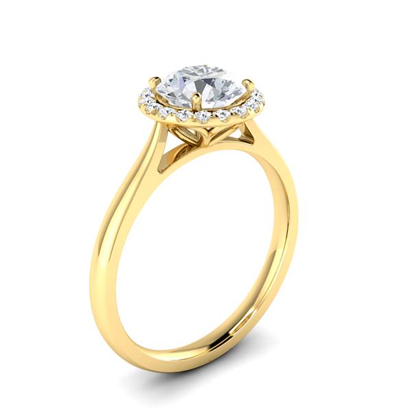 Mona in 18k Yellow Gold — view 3