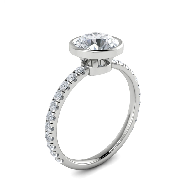 Harley in 18k White Gold — view 3