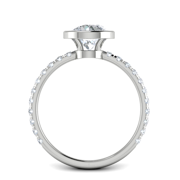 Harley in 18k White Gold — view 2