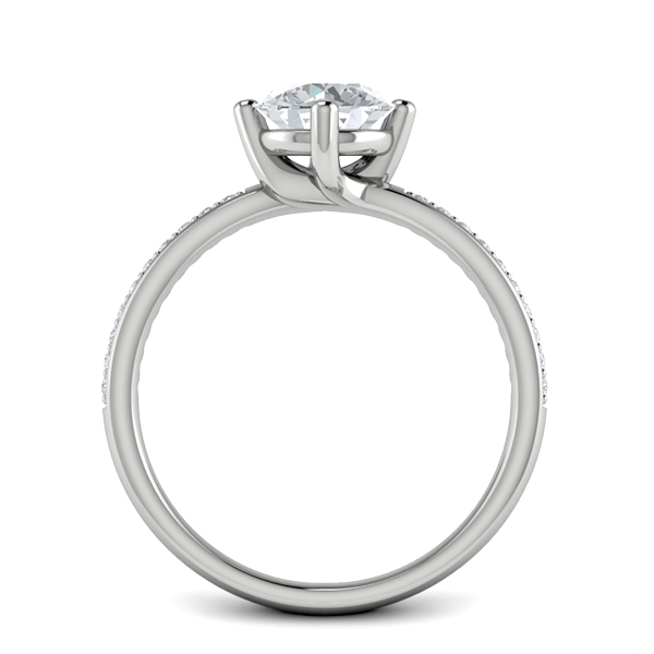 Nayla in 18k White Gold — view 2