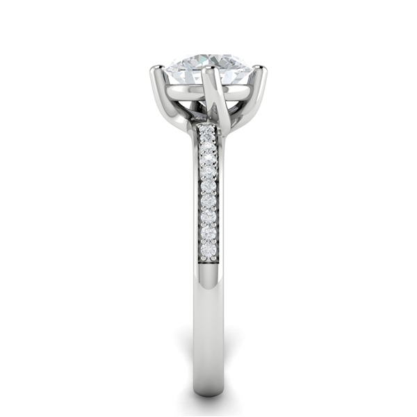 Nayla in 18k White Gold — view 4