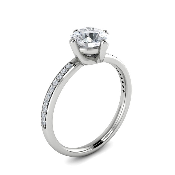 Nayla in 18k White Gold — view 3