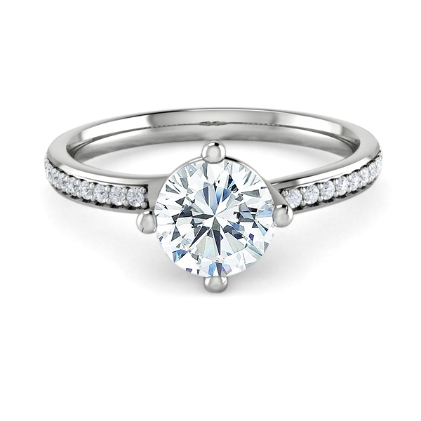 Nayla in 18k White Gold