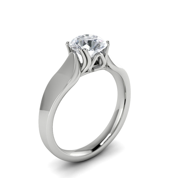 Nita in 18k White Gold — view 3