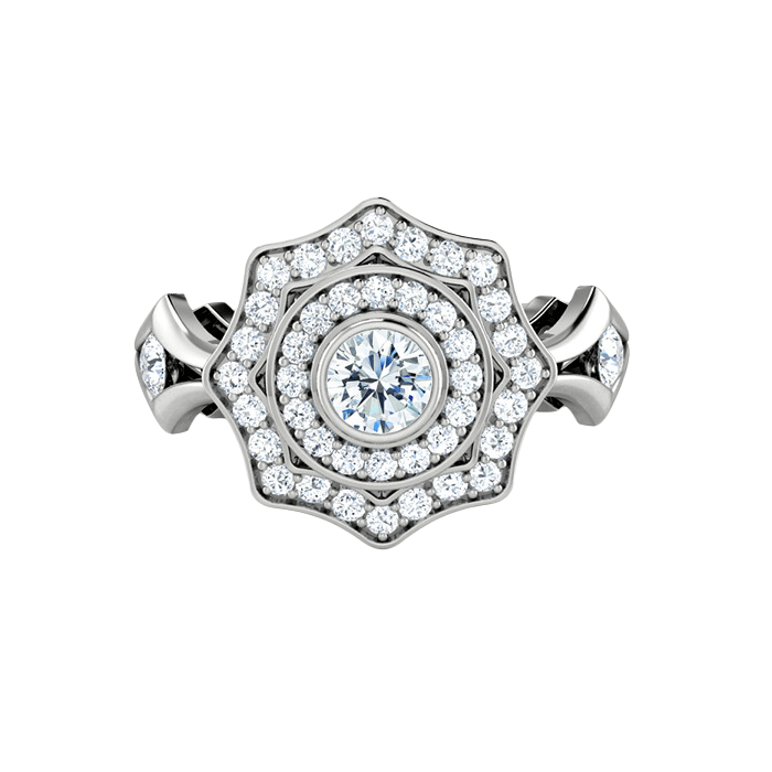 Skye in 18k White Gold