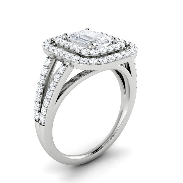 Libby in 18k White Gold — view 3
