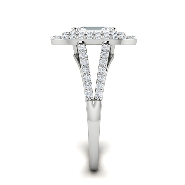 Libby in 18k White Gold — view 4