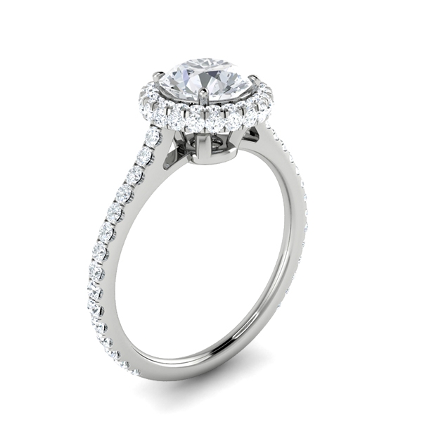 Reanne in 18k White Gold — view 3