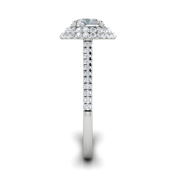 Cassie in 18k White Gold — view 4