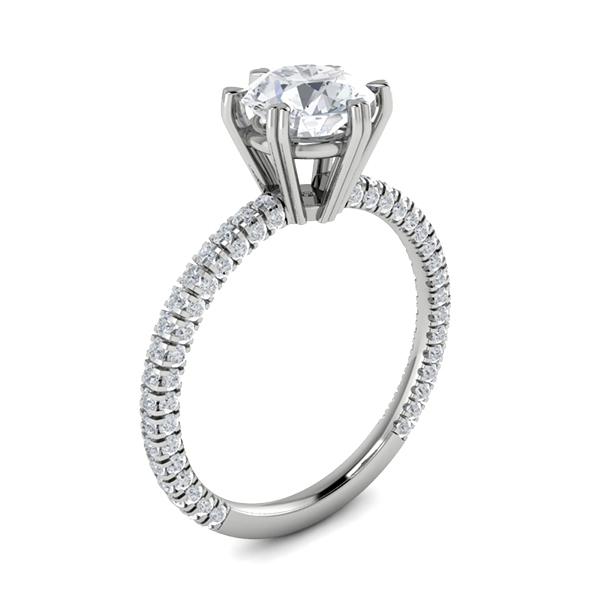 Stacey in 18k White Gold — view 3