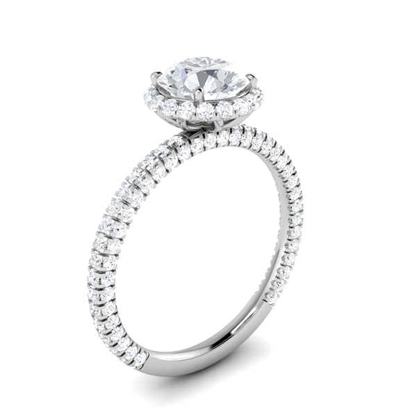 Alka in 18k White Gold — view 3