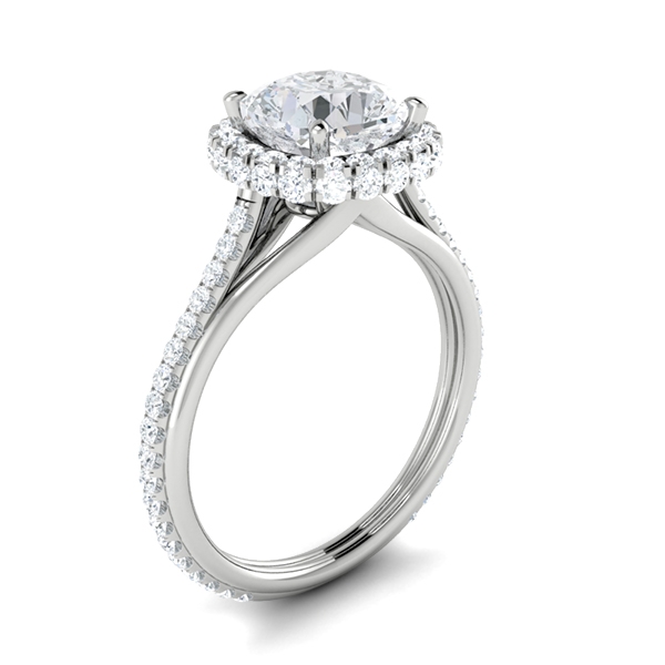 Sandra in 18k White Gold — view 3