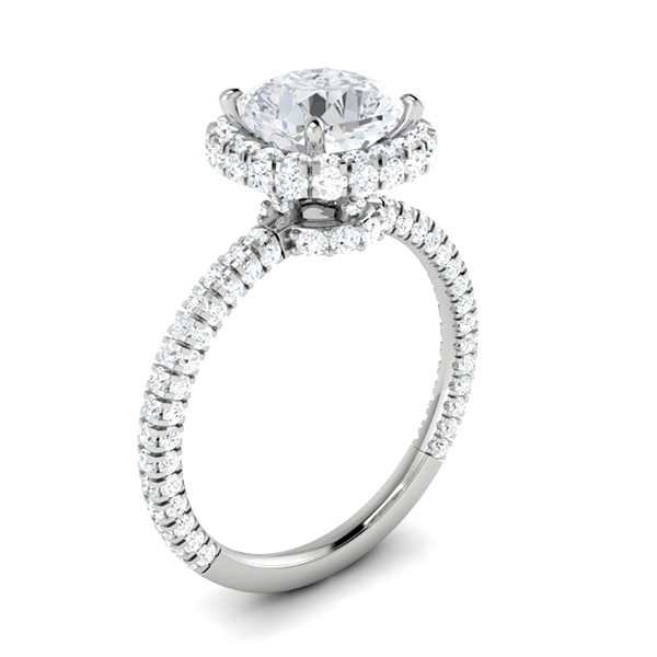 Jessi in 18k White Gold — view 3