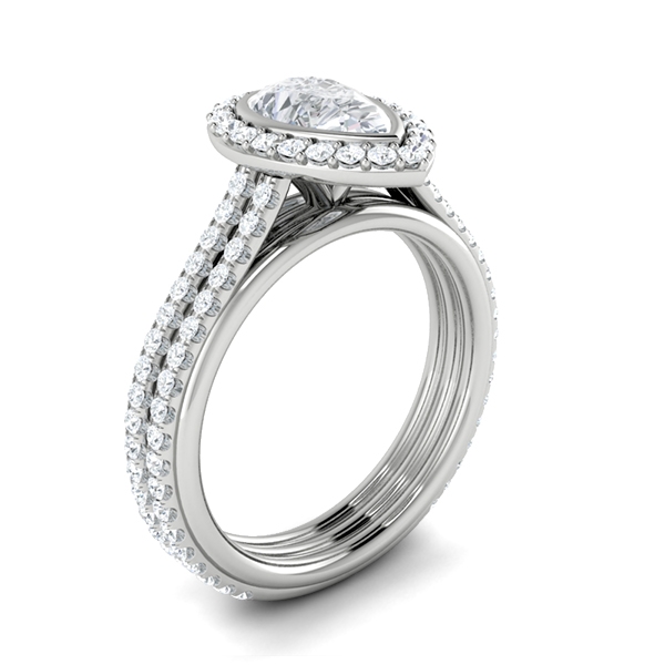 Chanelle in 18k White Gold — view 3