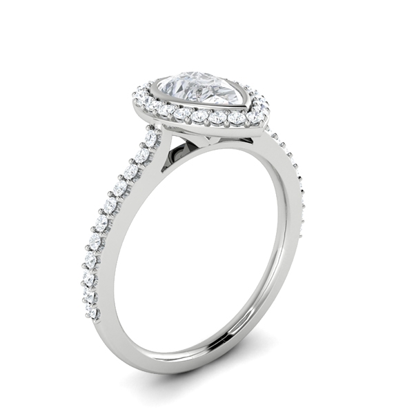 Darcie in 18k White Gold — view 3