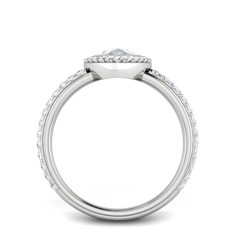 Valentina in 18k White Gold — view 2