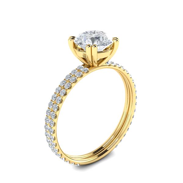 Kizzy in 18k Yellow Gold — view 3