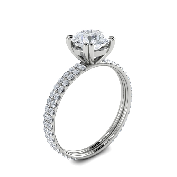 Kizzy in 18k White Gold — view 3