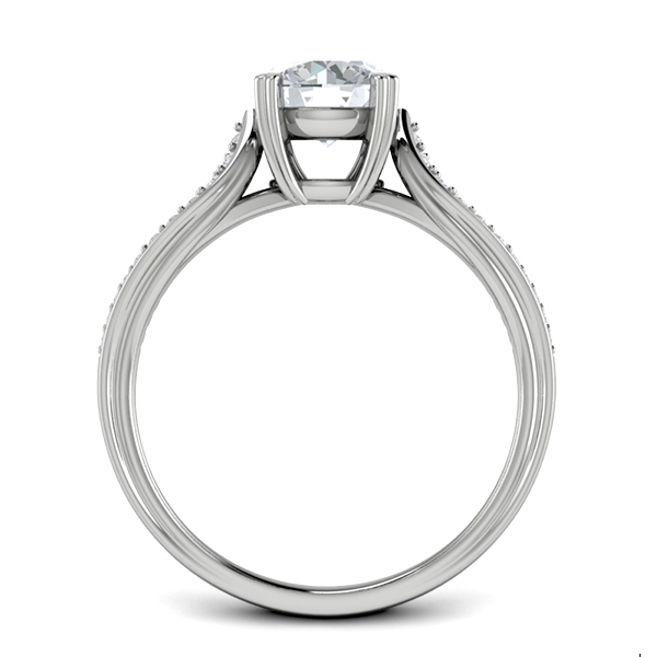 Frances in 18k White Gold — view 2