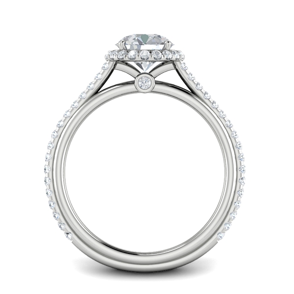 Marcy in 18k White Gold — view 2