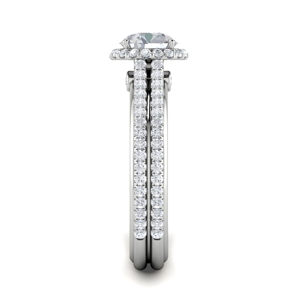 Marcy in 18k White Gold — view 4