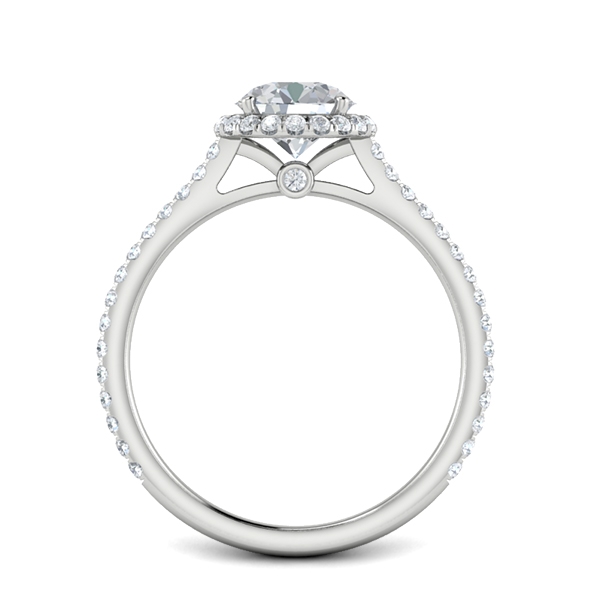 Carolina in 18k White Gold — view 2